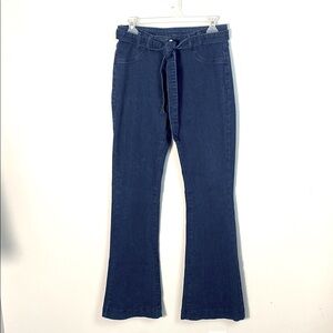 Stretch Flare Jeans with belt size large